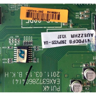 MAIN / Zenith EBT61397497 / EAX63728604 / MODELO Z60PV220-UA AUSZZHR / PANEL PDP60R30110 - Imagen 2